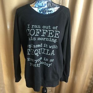 Instant Message Tequila Quote Long Sleeve Shirt